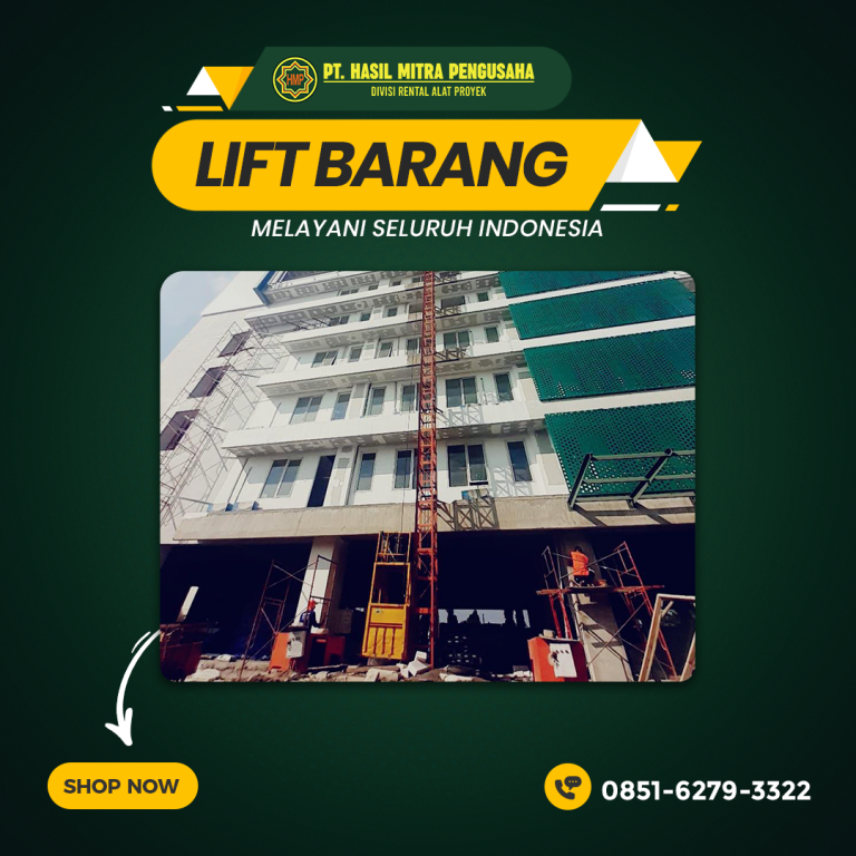 Sewa Lift Barang Balikpapan