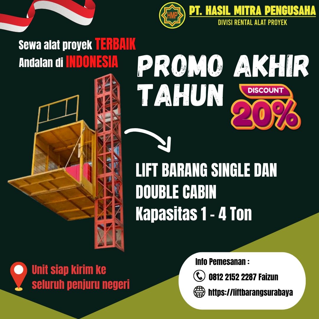 Sewa Lift Barang 0812-2152-2287 Izun