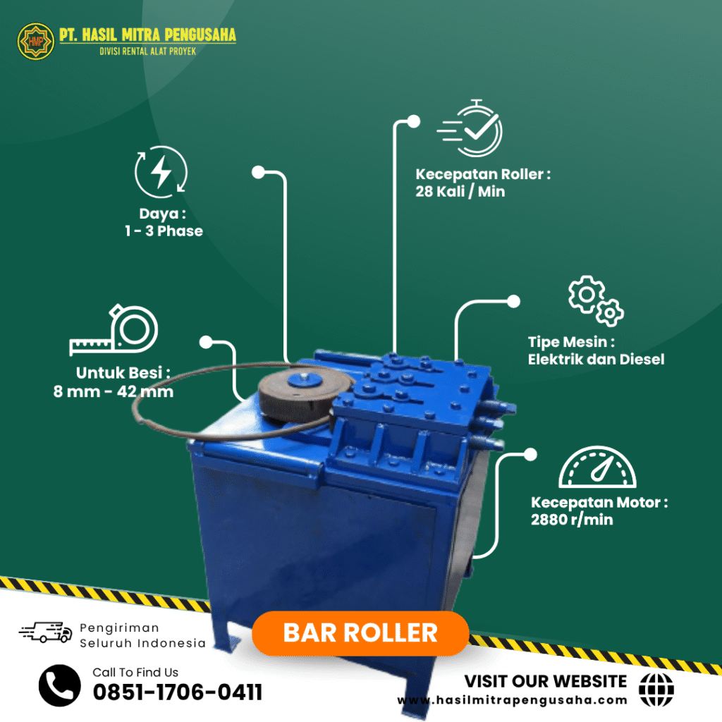 Sewa Bar Bender-Cutter untuk Proyek