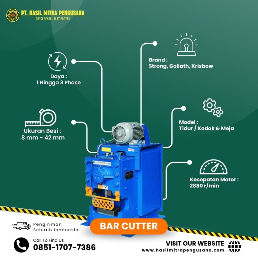 Sewa Bar Bender & Bar Cutter Kota Cirebon