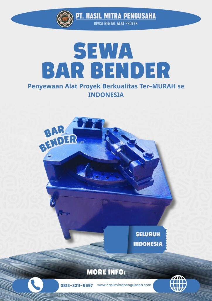 Sewa Bar Bender Bar Cutter Siap Kirim Ke Lokasi Anda