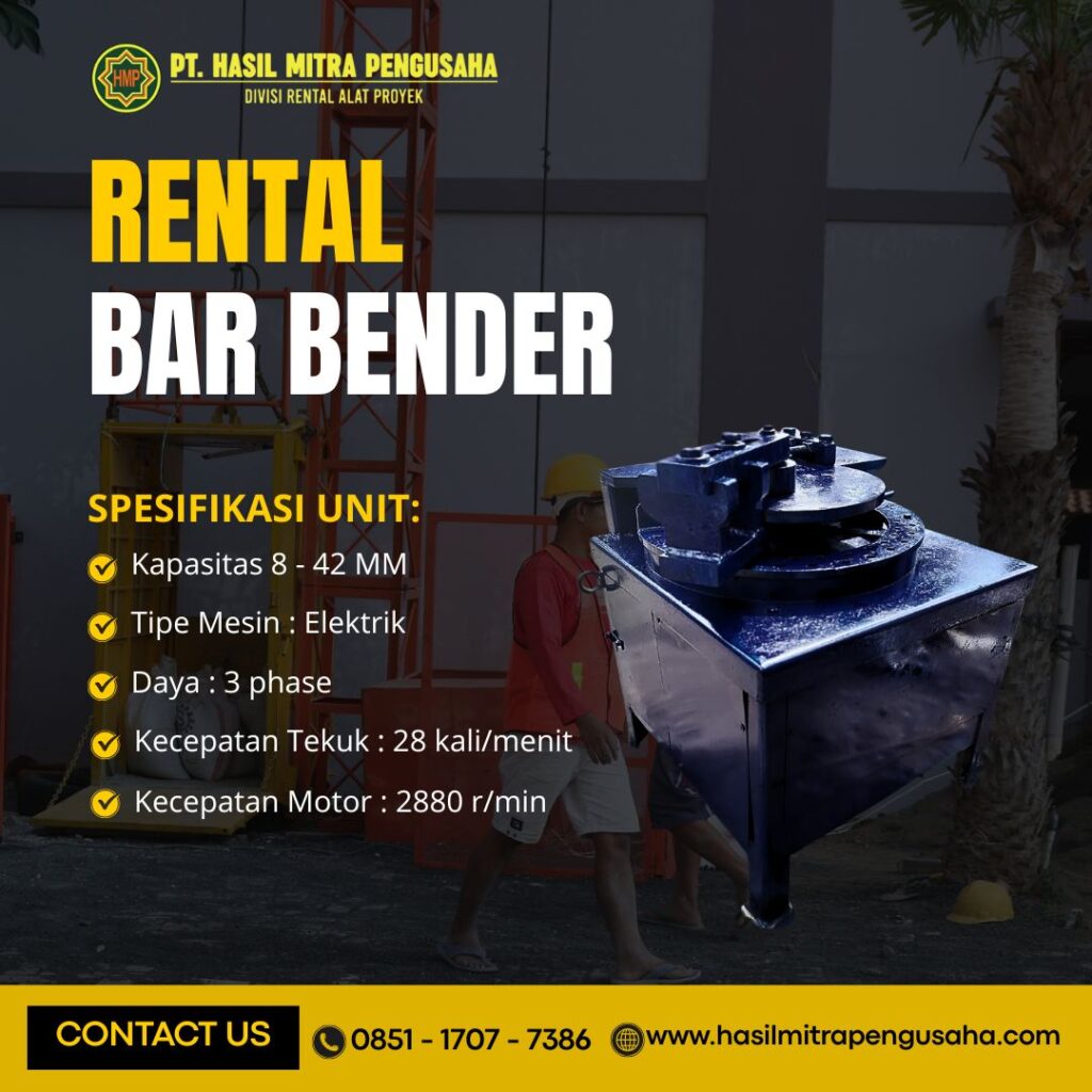 Sewa Bar Bender & Bar Cutter Ciamis