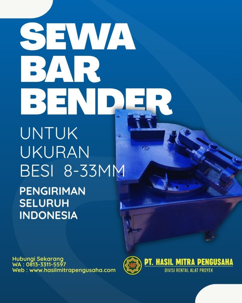 Sewa Bar Bender Banjarmasin, Sewa Bar Bender Banjarbaru, Sewa Penekuk besi Banjarmasin
